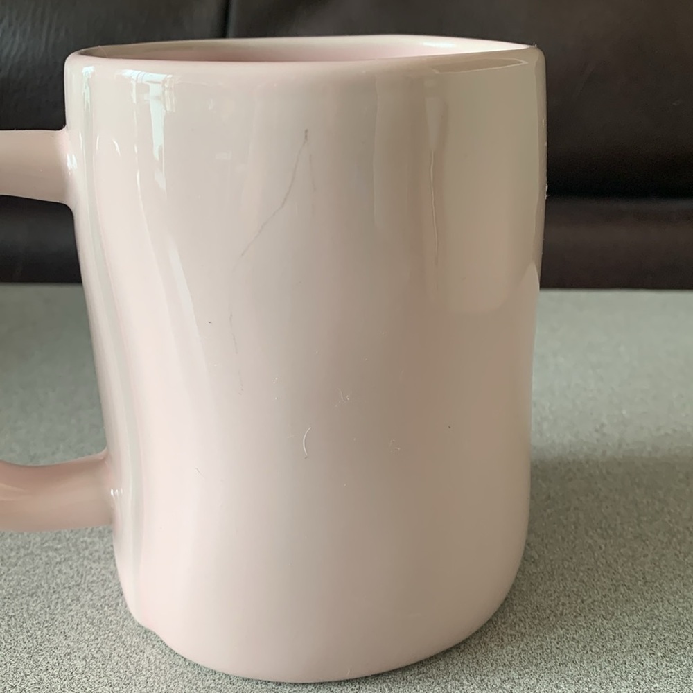 Rae Dunn SOUL MATE Blush Pink Glossy mug Artisan Collection by Magenta GUC - Picture 3 of 7